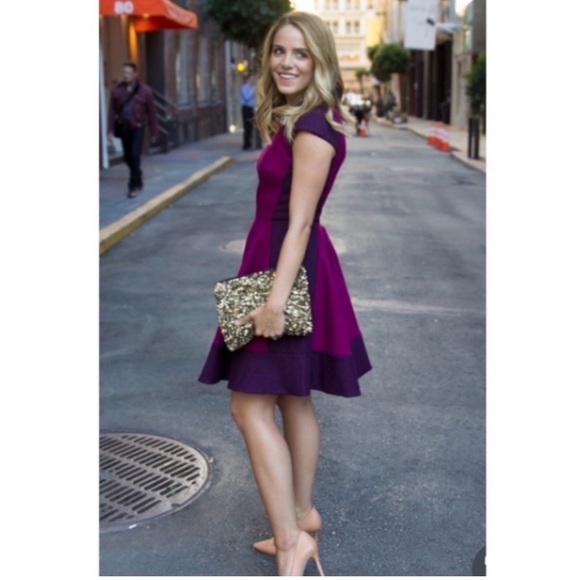 Ted Baker Linkah Midi Wool Skater Dress Ted size5 or US size12-14 - Picture 3 of 7